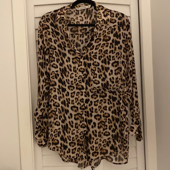 Leopard print blouse - Picture 1 of 3